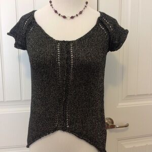 𝅺Zara knit short sleeve top